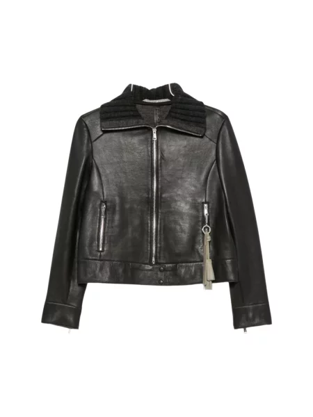Kurtka skórzana The Jack Leathers czarna