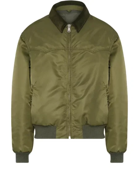 Geacă bomber Maison Margiela de catifea cord verde