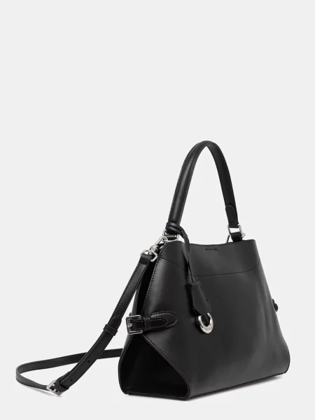 Кожаная сумка Answear.lab черная