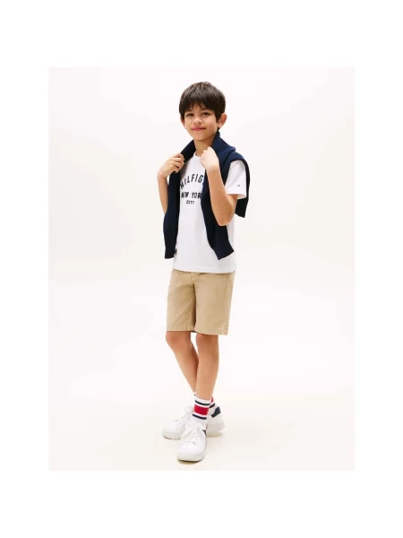 Tommy Hilfiger T-shirt Curved Graphic bijela