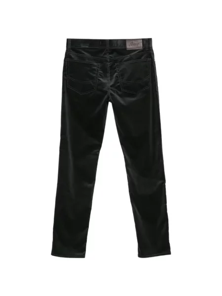 Pantaloni Brioni de catifea cord gri