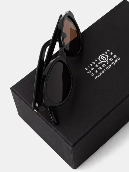 Okulary przeciwsłoneczne Mm6 Maison Margiela czarne