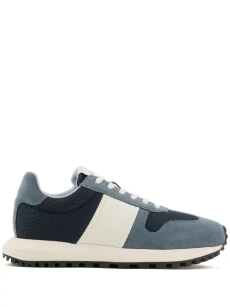 Sneakerși Emporio Armani albastru