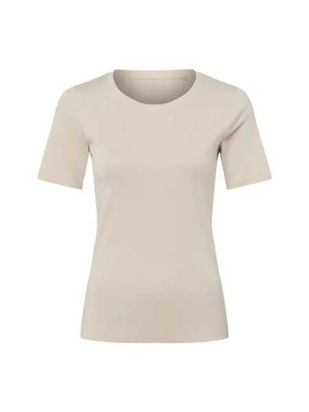 Brookshire T-shirt Kobiety jednolity S beżowy