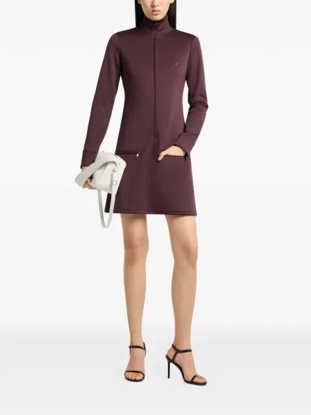 Lung rochie mini Courreges roșu