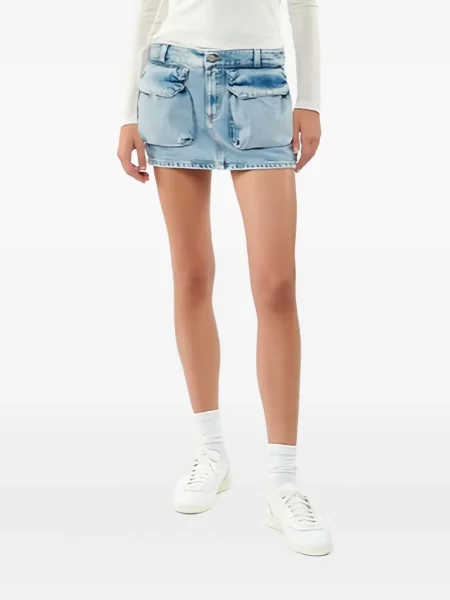 Fustă din denim Icon Denim albastru