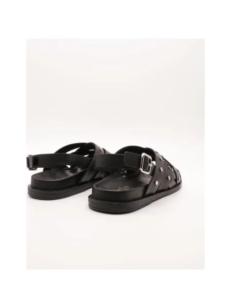Geox sandale de piele D ADELASH negru