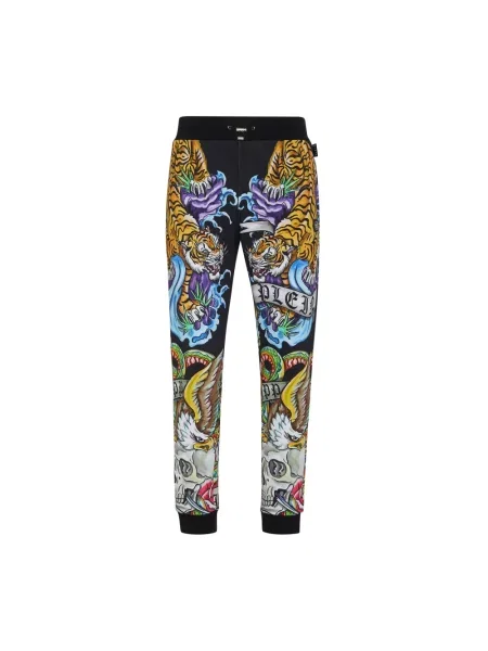 Spodnie dresowe Philipp Plein do biegania czarne