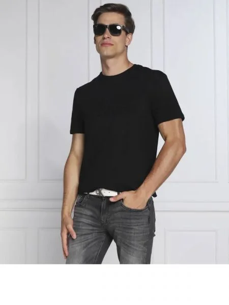 Armani Exchange Tricou negru