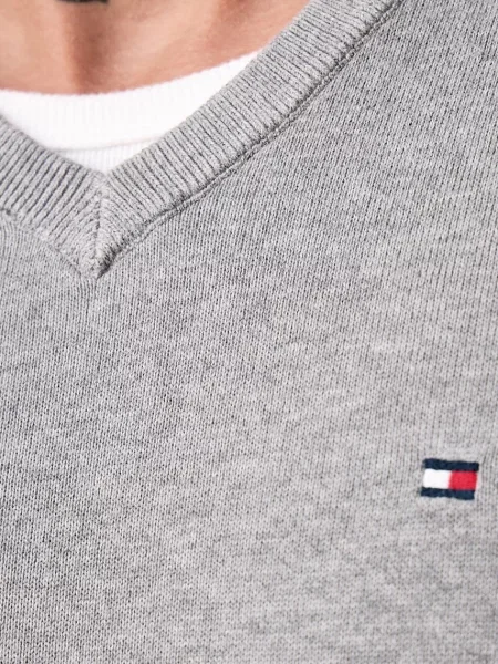 Tommy Hilfiger пуловер мъжки от сиво