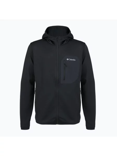 Fleece fleece melegítő felső Columbia fekete