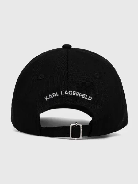 Karl Lagerfeld Čiapka Ikonik Rhinestone zlatá strieborná čierna