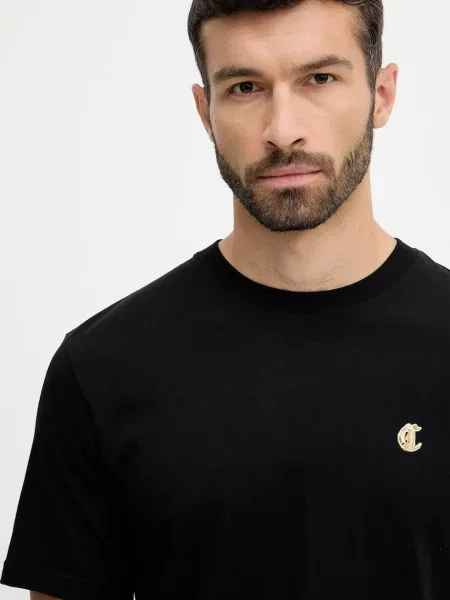 Футболка Just Cavalli однотонна чорний