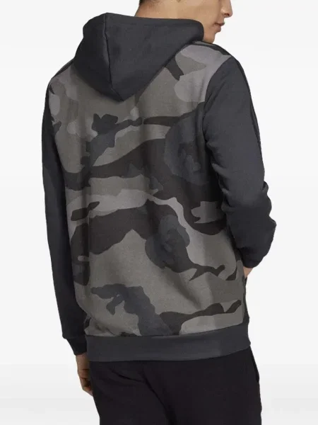 Pruhované krajkové pruhované tričko Adidas s vázáním šedé