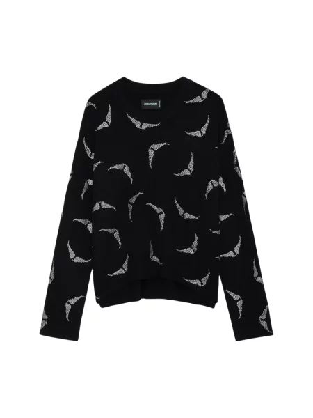 Sweter Zadig & Voltaire z kaszmiru czarny