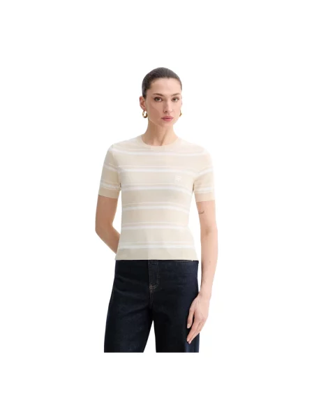 ERMANNO Firenze t-shirt beżowa