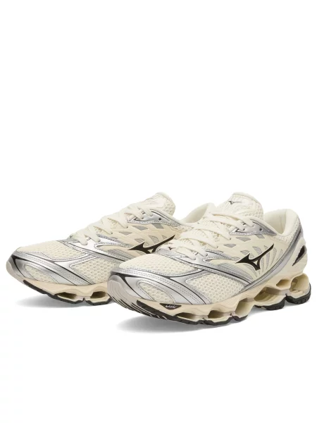 Sneakersy Mizuno skórzane beżowe