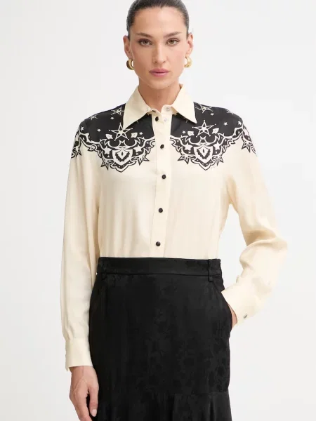 Pinko Cămașă BARBERINO | Relaxed fit bej