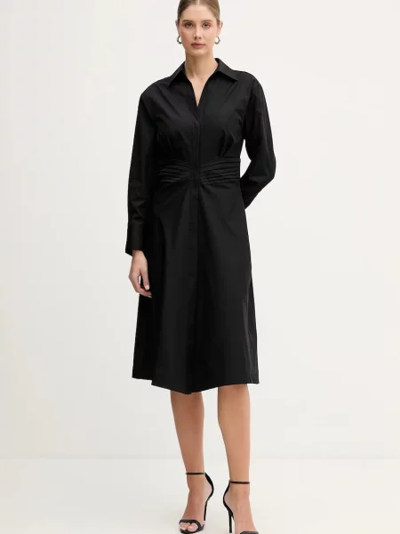 BOSS Rochie tip bluză Drepil' negru