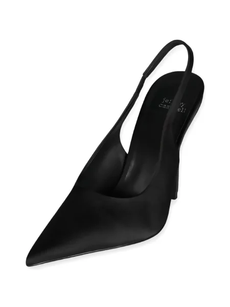 Bateliai Jeffrey Campbell satino slingback juoda