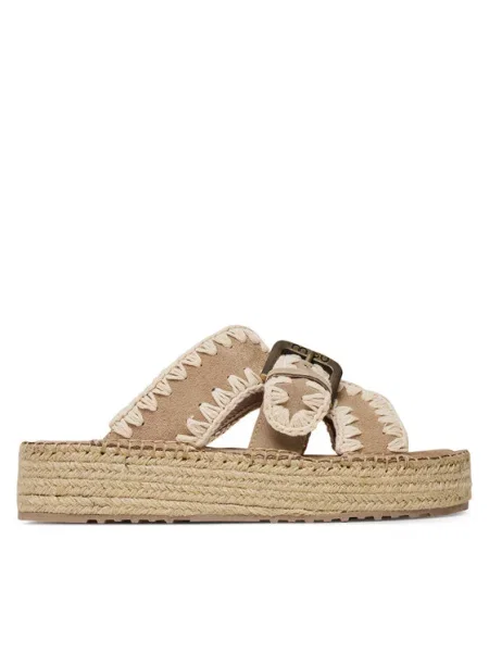 Mou Espadrile Jute sandal roz