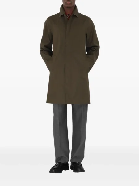 Палто Burberry зелено