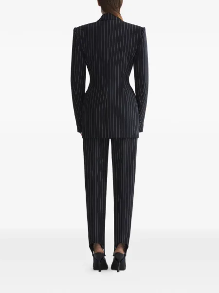Geacă Mugler cu dungi negru