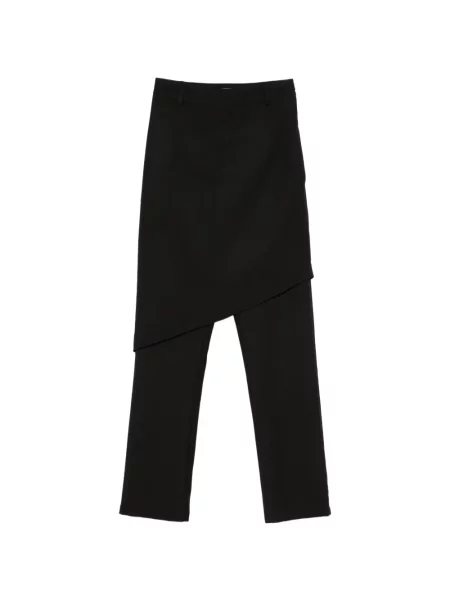 Pantaloni Pnk asimetrice negru