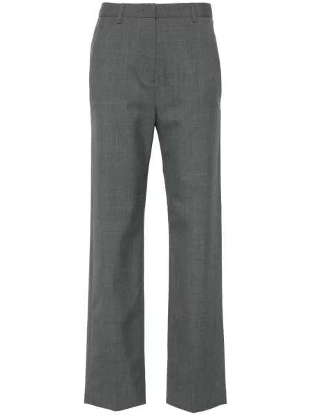 Pantaloni Valentino Garavani de lână gri
