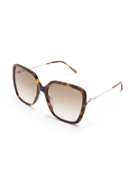 Okulary przeciwsłoneczne Chloé Eyewear brązowe
