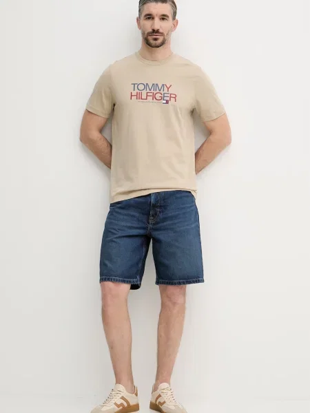 Tommy Hilfiger tričko béžové