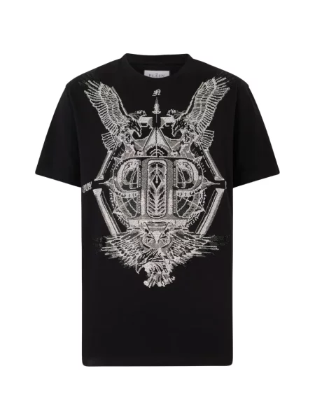 Tricou Philipp Plein scurt negru