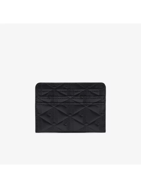 Lacoste Etui Na Karty Maheki Z Monogramem czarne