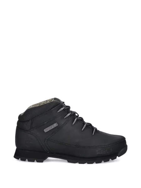 Botine Timberland cu șireturi din dantelă negru