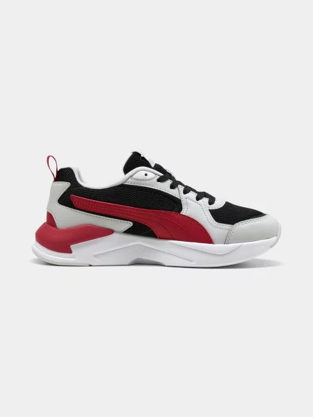 Дитячі Кросівки повсякденні PUMA білий/чорний комбінований верх білі