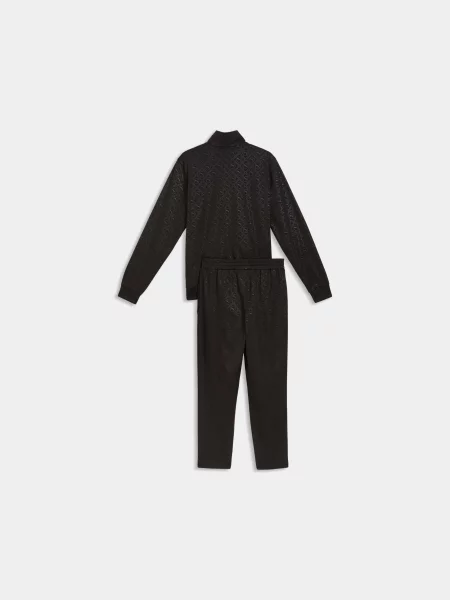 Спортивний костюм PUMA Embossed Poly Suit комбінований верх чорний