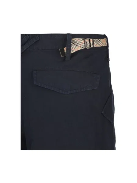 Spodnie cargo Burberry niebieskie