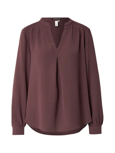 QS Bluză roşu închis