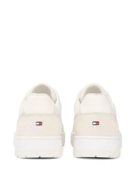 Fűzős csipkés sneaker Tommy Hilfiger fehér
