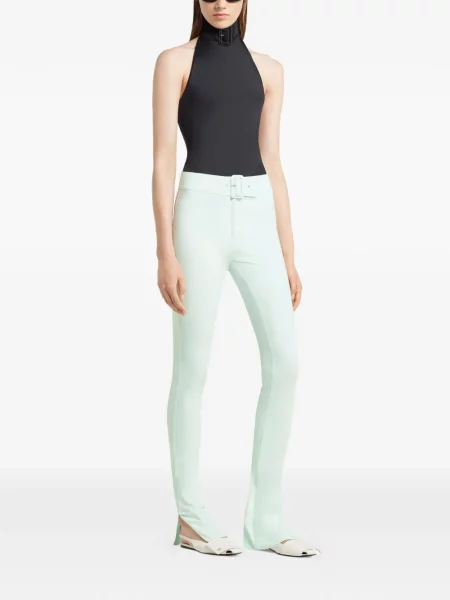 Pantaloni Courreges verde