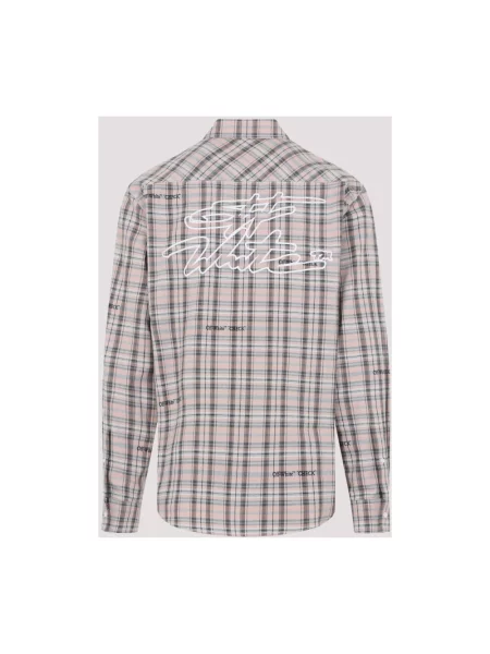 Koszula Off-white flanelowa biała