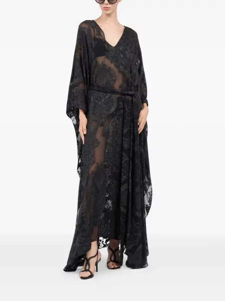 Top Roberto Cavalli s V-izrezom crna