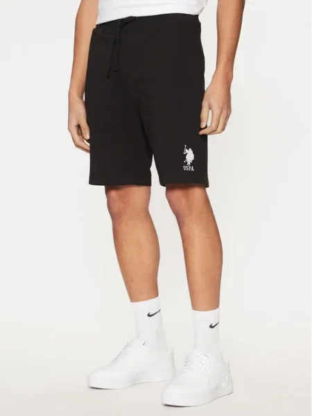 U.S. Polo Assn. Pantaloni scurți sport negru