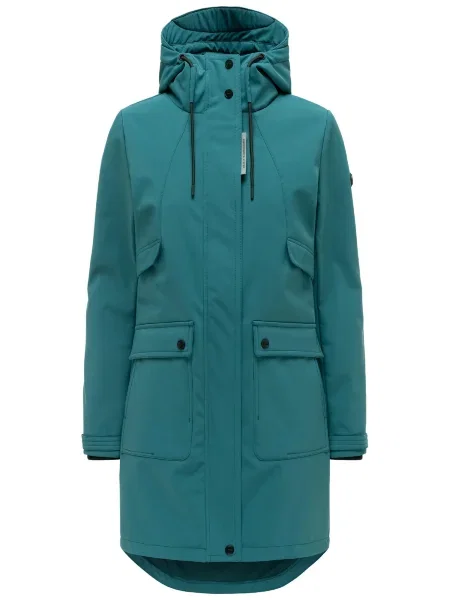 NAVAHOO Palton funcțională Morgennebel petrol verde