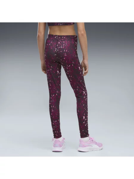 PUMA Młodzieżowe legginsy Train All Day Essentials z nadrukiem Odzież różowy