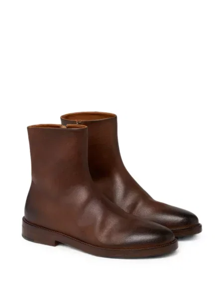 Botine Marsell din piele maro