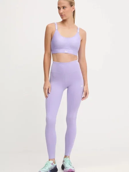 Under Armour sportovní podprsenka Infinity fialová