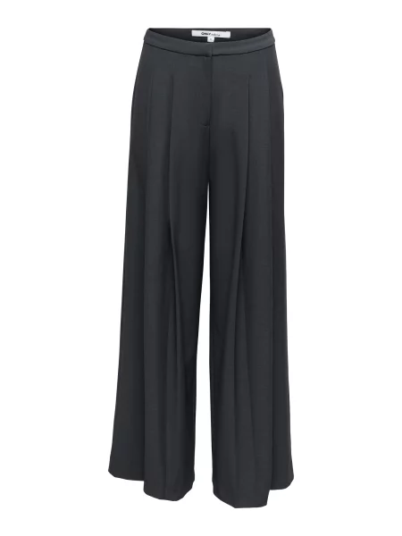 ONLY Pantaloni cutați ONLKAMIA grafit gri