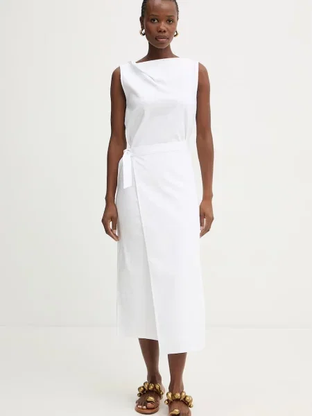 BOSS obleka Emiaky bela