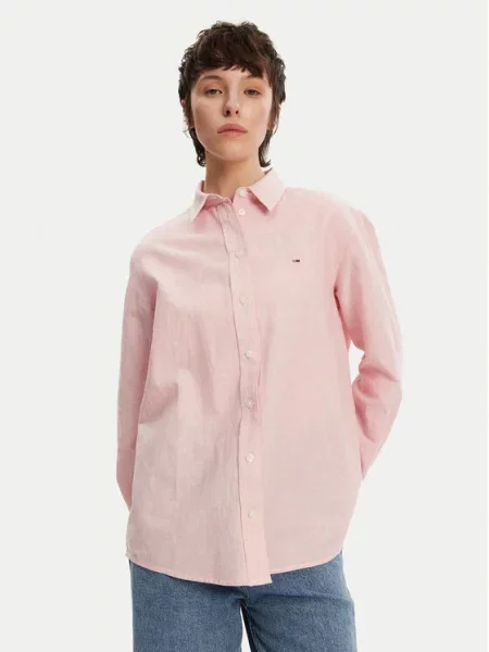 Tommy Jeans Košile růžová